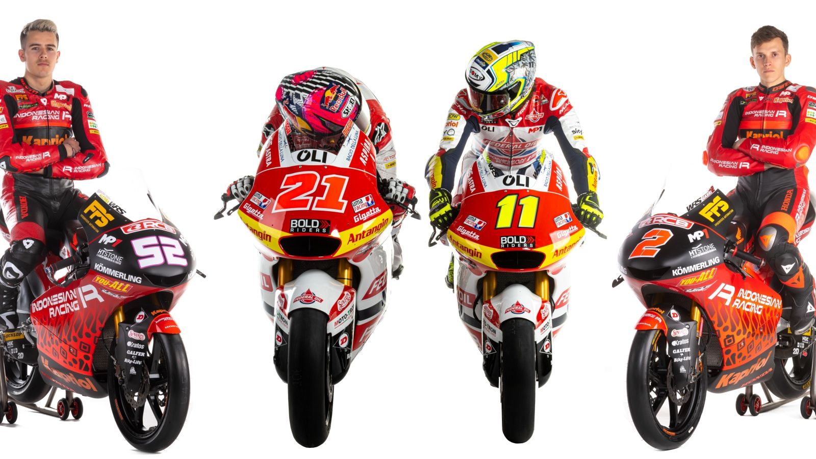 Gresini Racing Moto2 y Moto3 2021