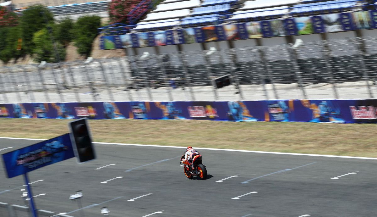 Marc Márquez en Jerez durante el pasado 2020 Marc Márquez en Jerez durante el pasado 2020