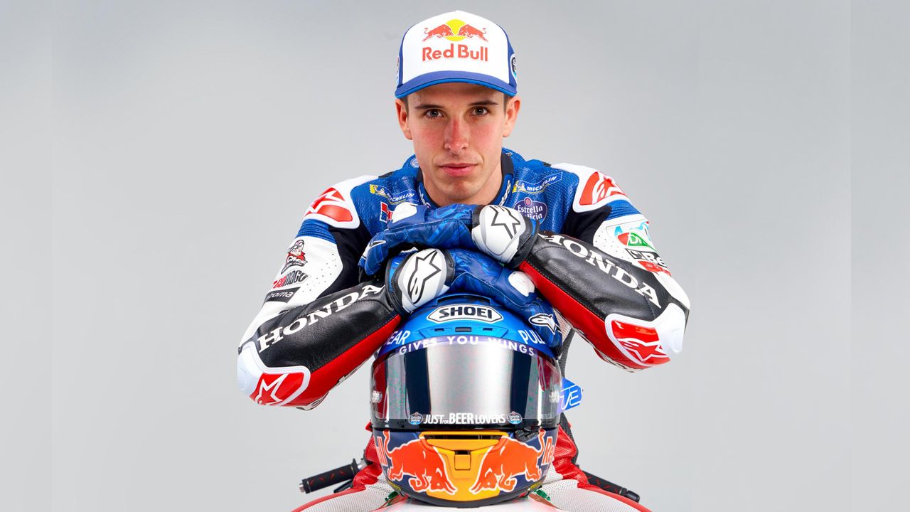  Álex Márquez con sus nuevos colores del LCR Honda Castrol.