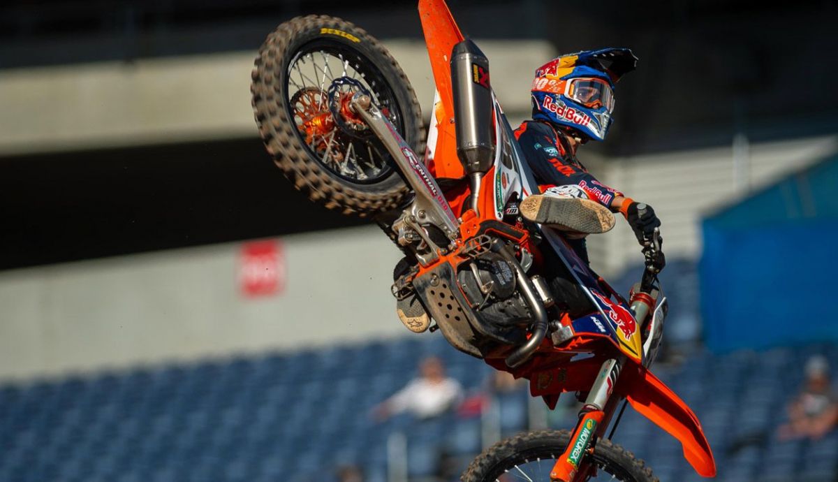 Segundo triunfo consecutivo de Cooper Webb en el SX de Orlando