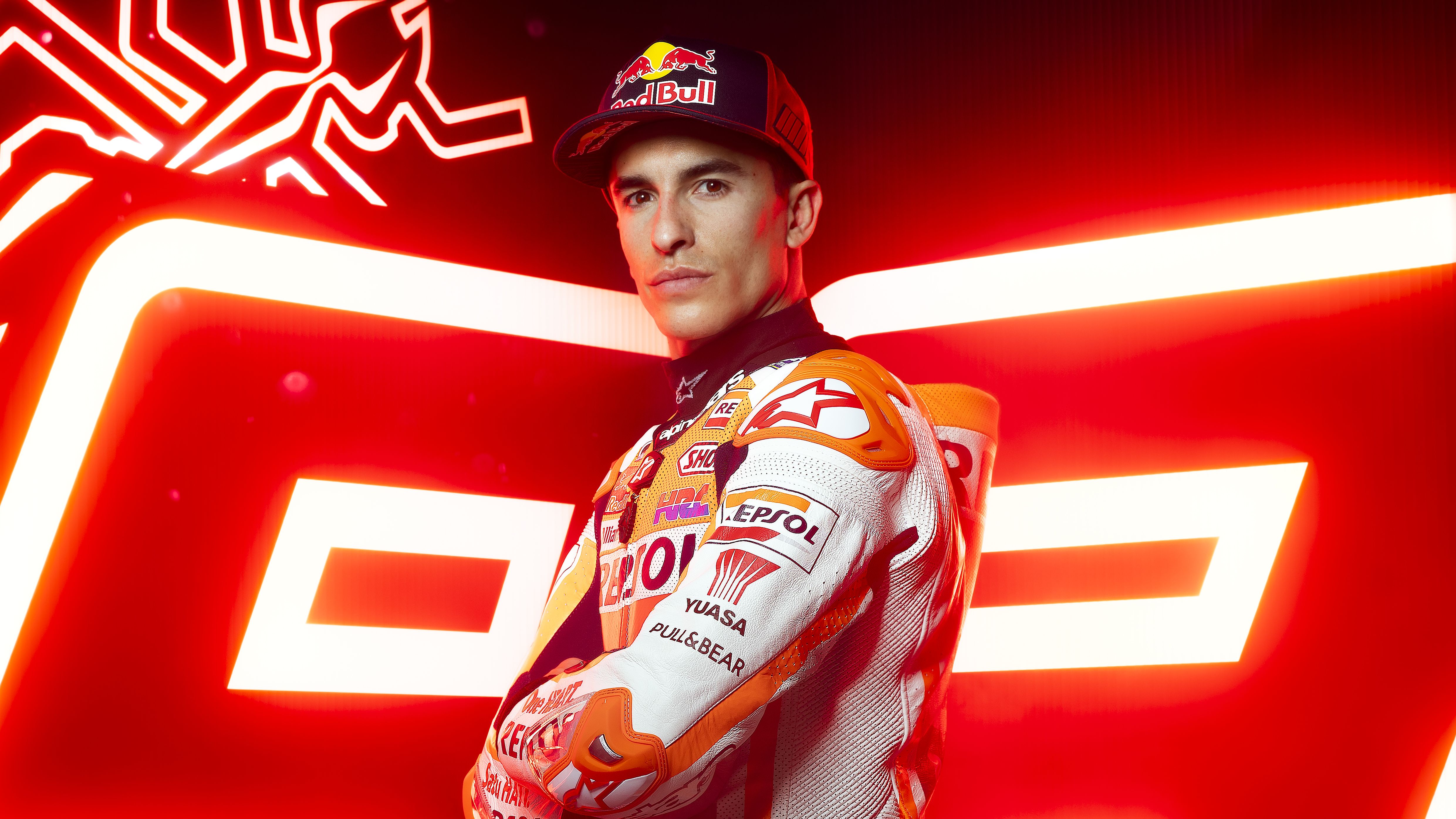 Marc Márquez ha reaparecido en la presentación del equipo Repsol Honda 2021.