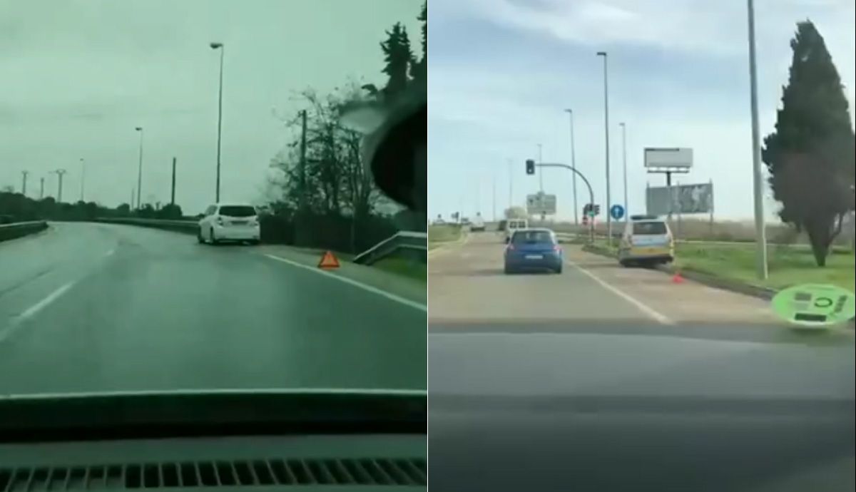 Radares ocultos en coches que simulan una avería