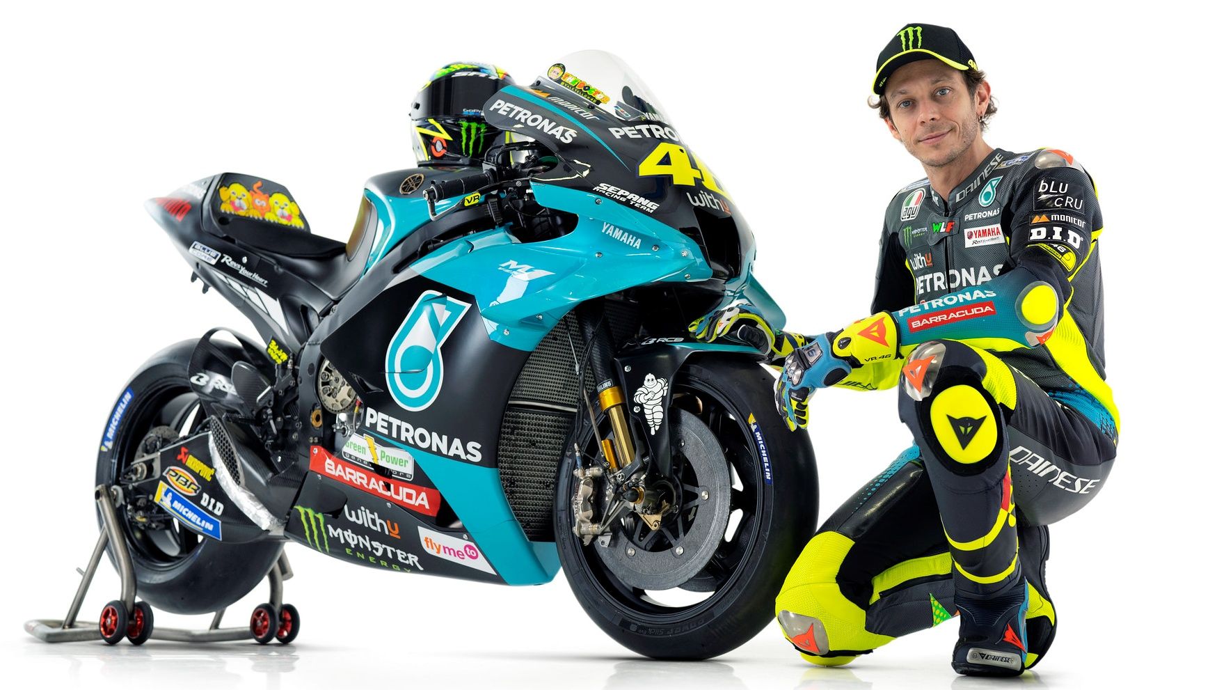 Yamaha YZR M1 Petronas MotoGP 2021 Valentino Rossi Franco Morbidelli 7