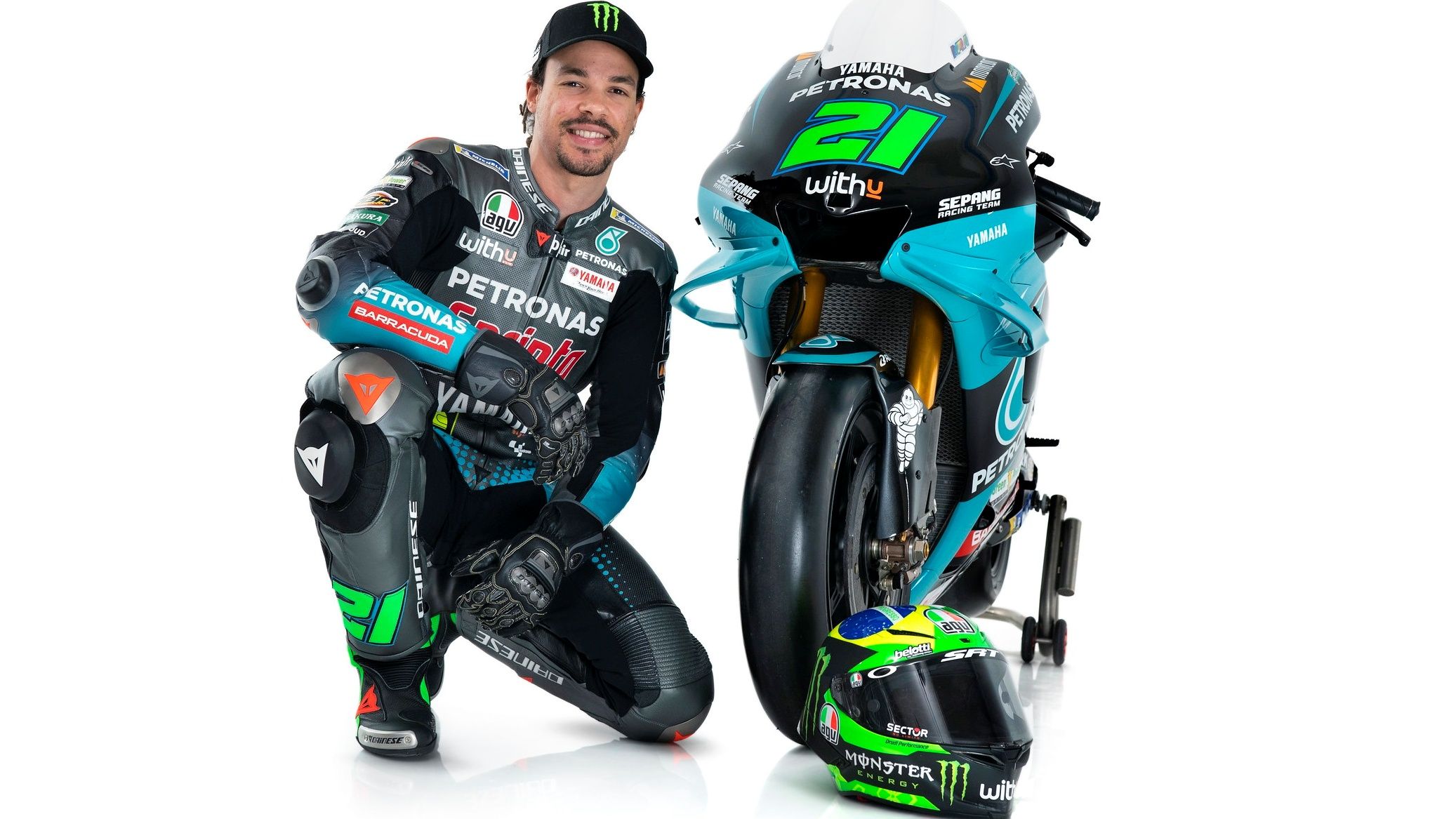Yamaha YZR M1 Petronas MotoGP 2021 Valentino Rossi Franco Morbidelli 8