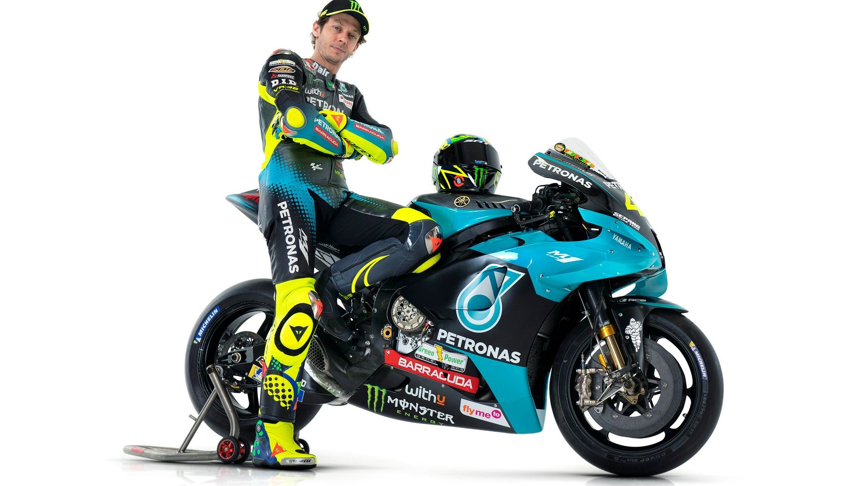 Yamaha YZR M1 Petronas MotoGP 2021 Valentino Rossi Franco Morbidelli 14