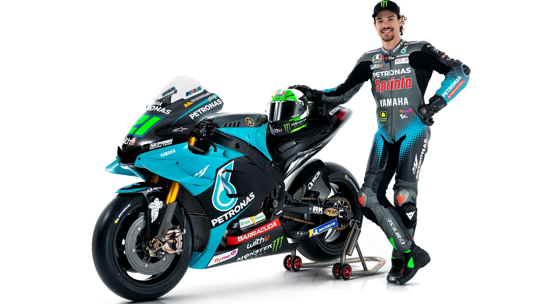 Yamaha YZR M1 Petronas MotoGP 2021 Valentino Rossi Franco Morbidelli 15