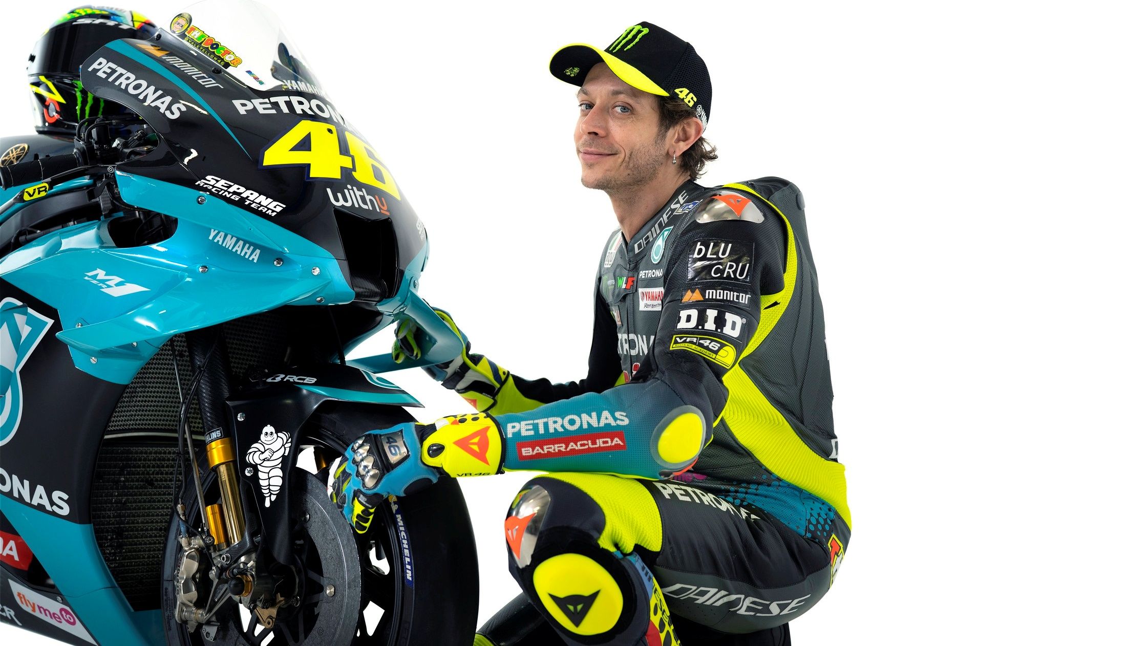 Yamaha YZR M1 Petronas MotoGP 2021 Valentino Rossi Franco Morbidelli 18