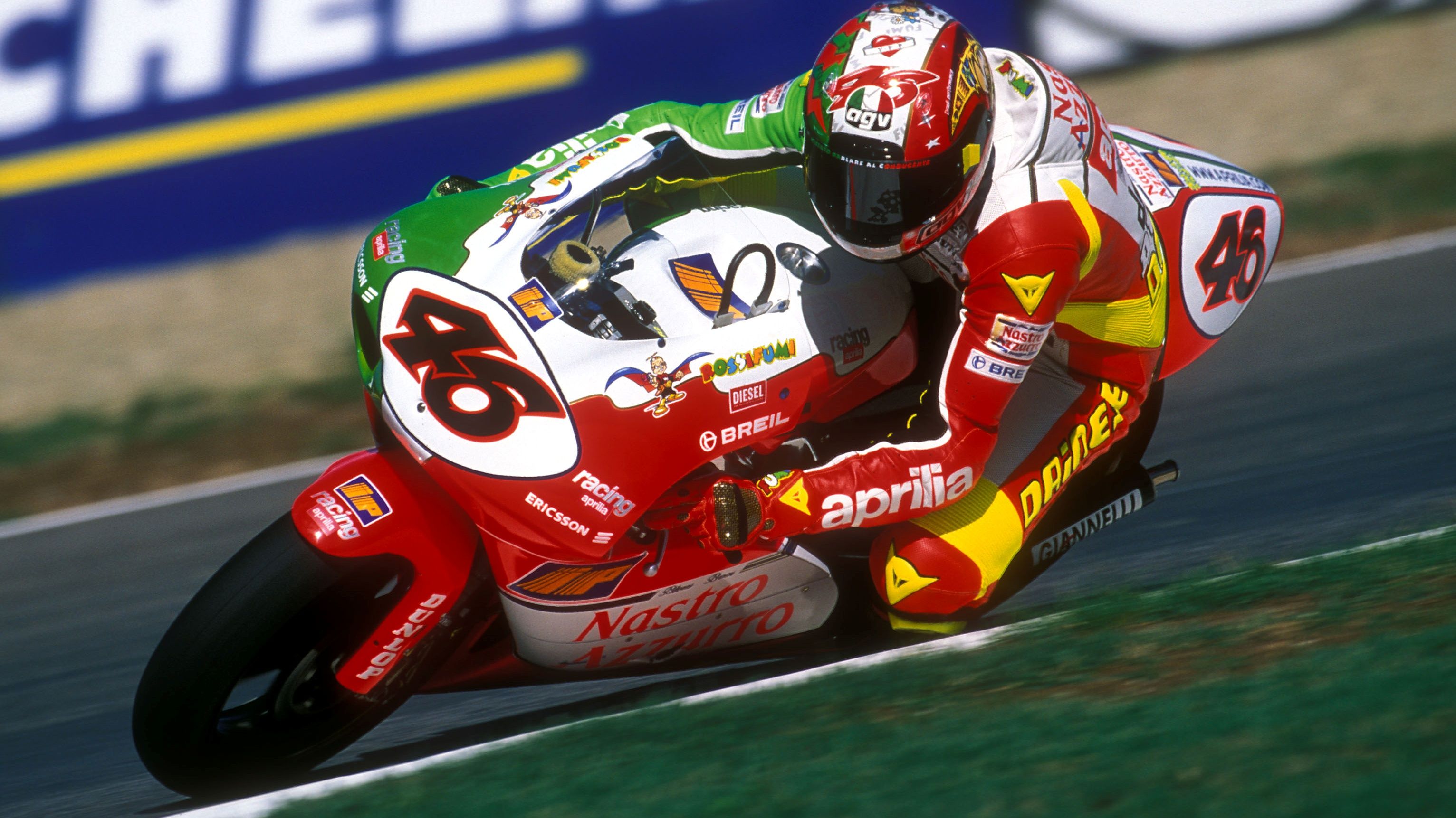 Valentino Rossi en Imola 1998