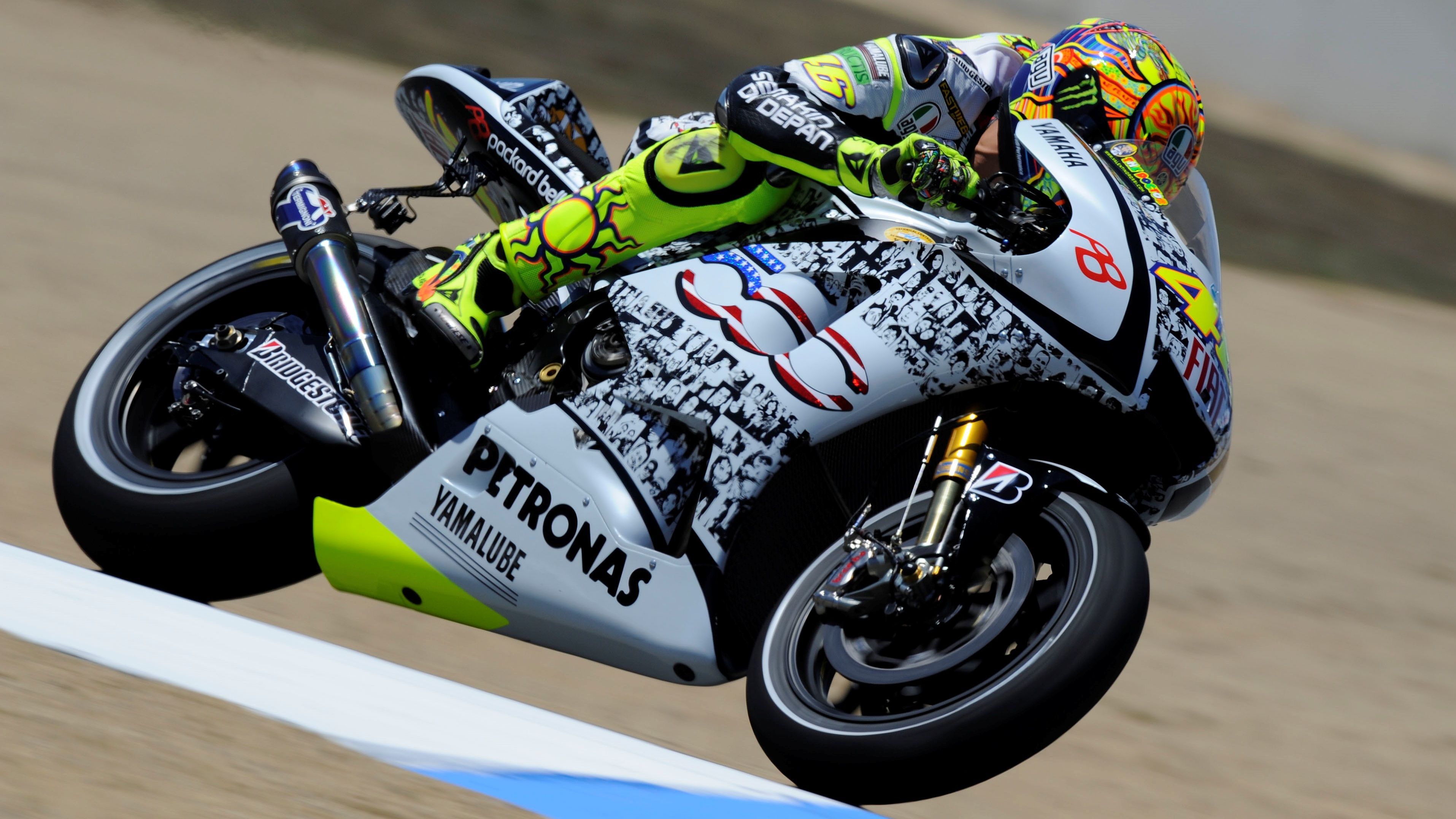 Valentino Rossi en Laguna Seca 2010