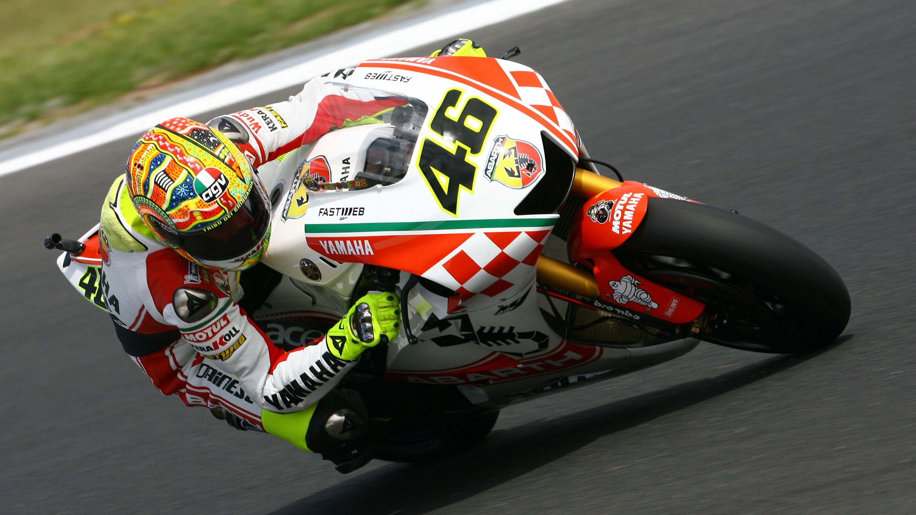 Valentino Rossi en Phillip Island en el Gran Premio de Australia de 2007