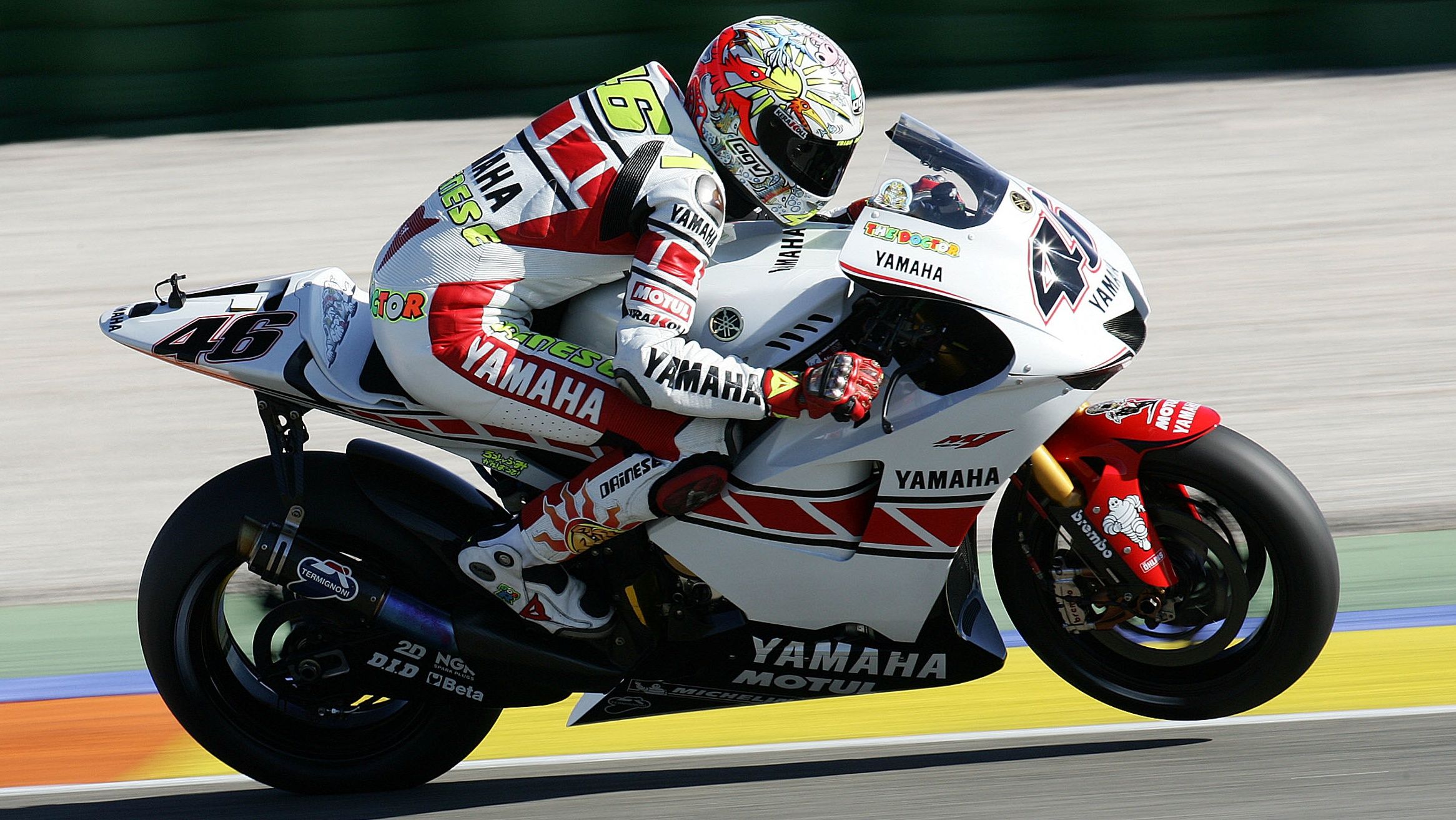 Valentino Rossi en Valencia 2005