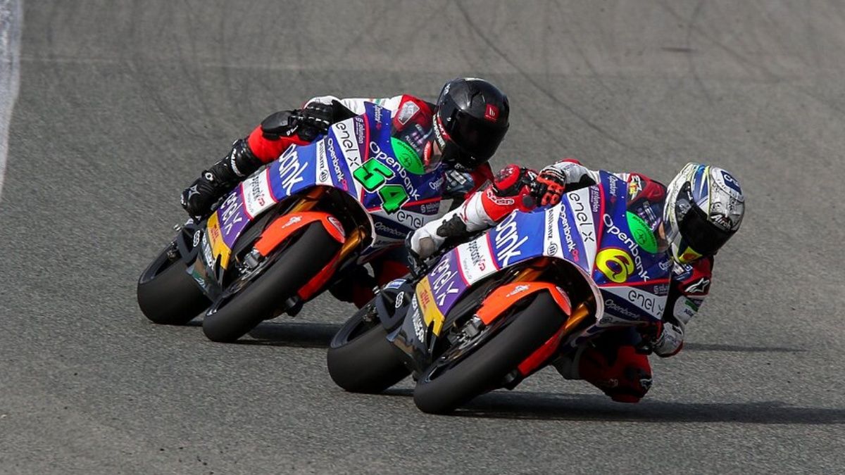María Herrera y Fermín Aldeguer, día 2 Test 1 Jerez MotoE 2021
