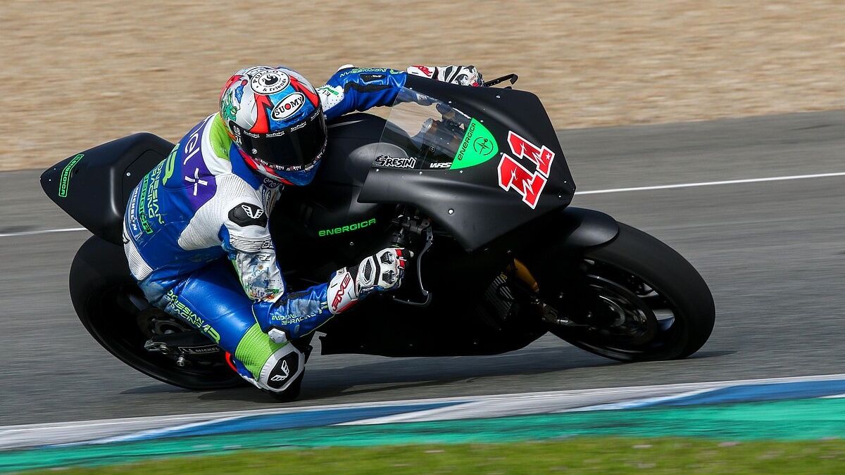 Matteo Ferrari, día 2 Test 1 Jerez MotoE 2021