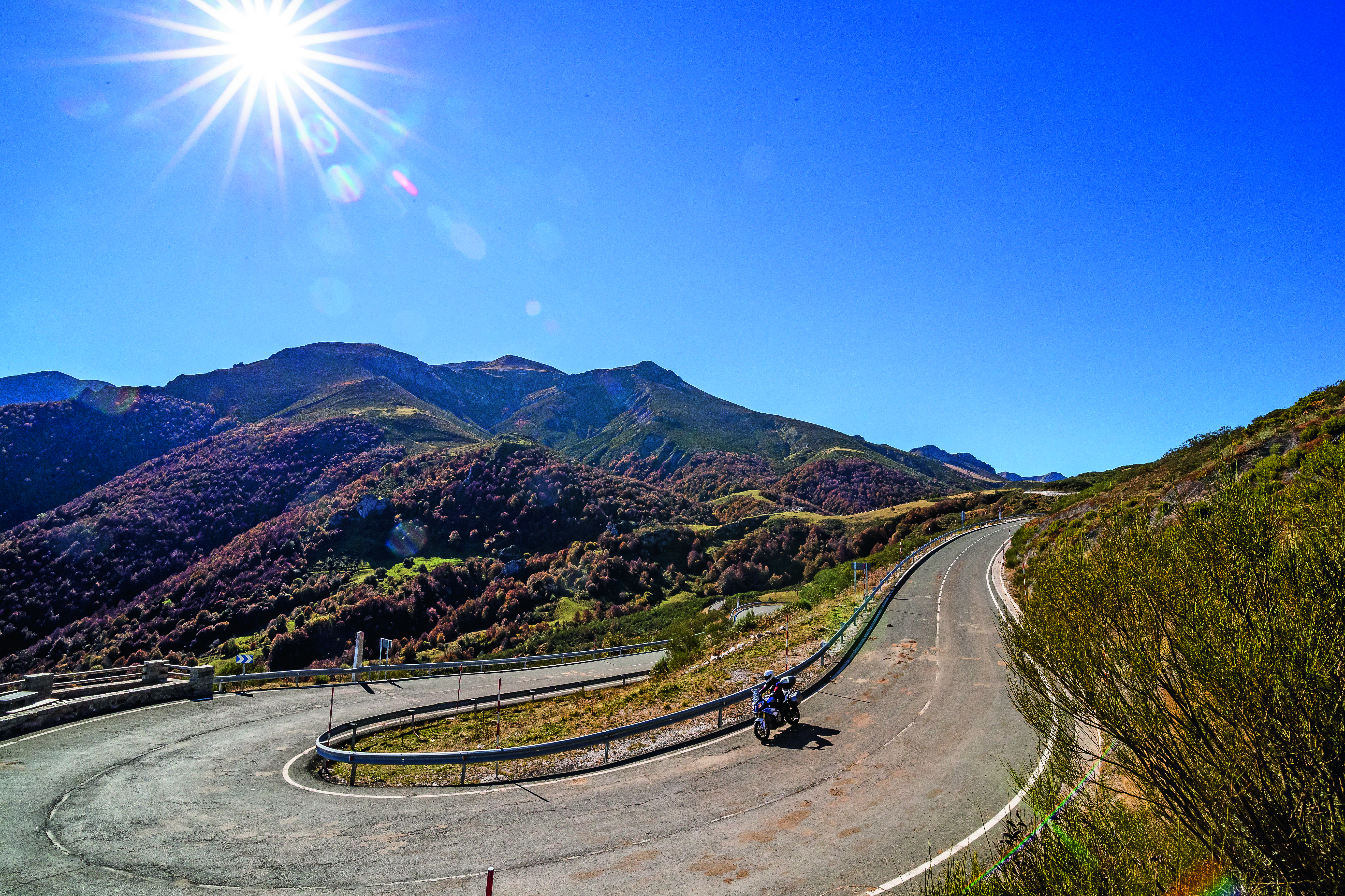 Picos de Europa en moto.
