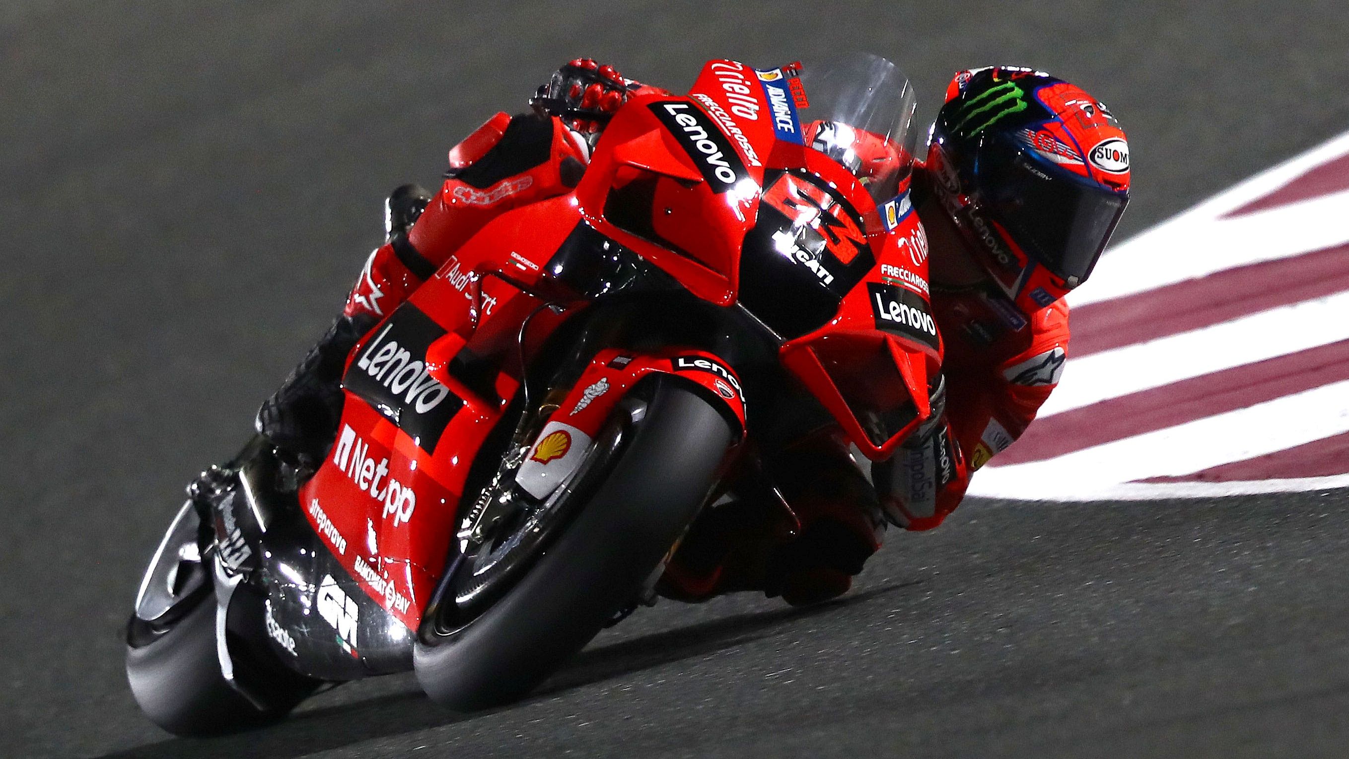 Pecco Bagnaia, test MotoGP Qatar 1