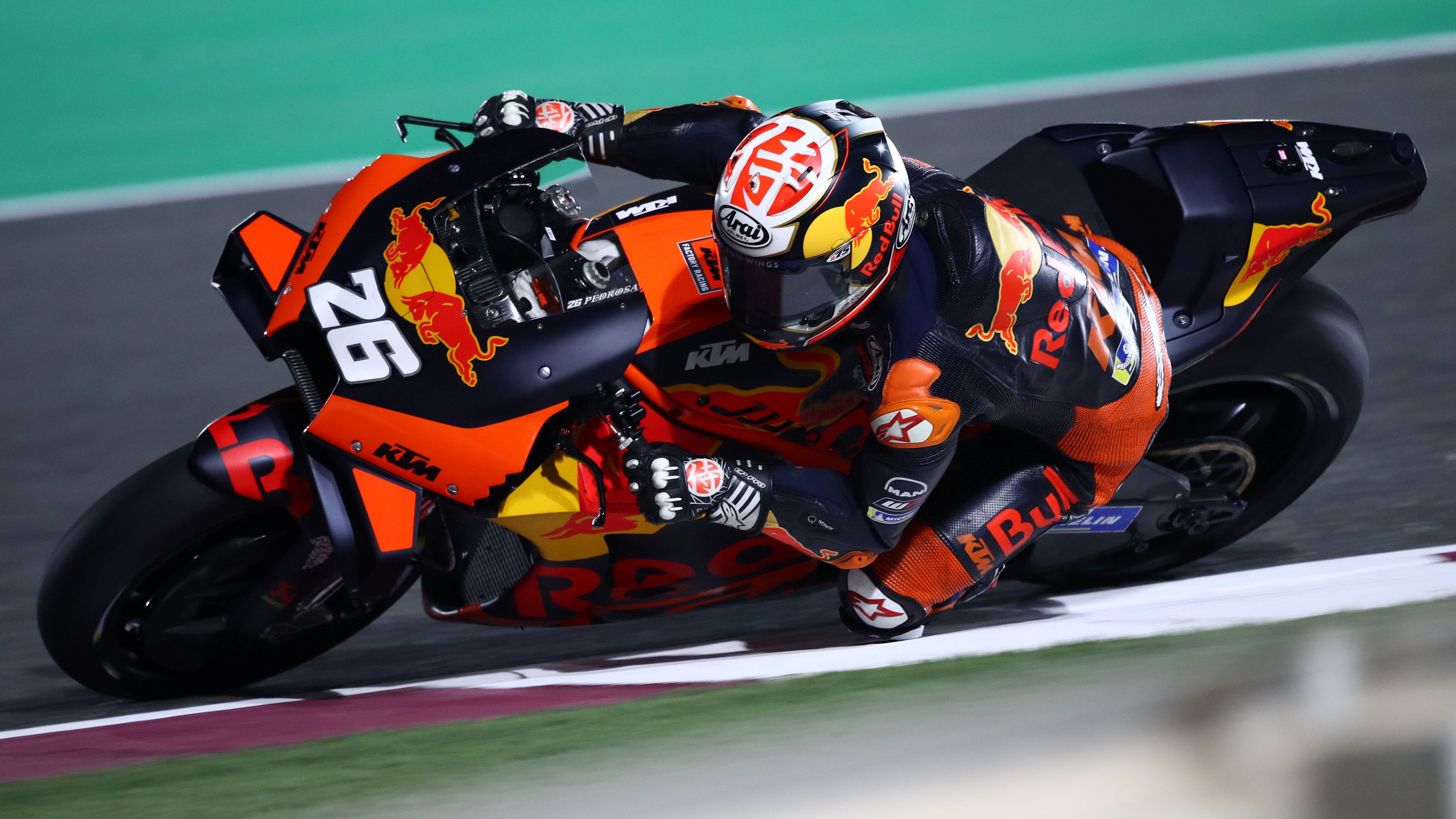 Dani Pedrosa durante el test de pretemporada de MotoGP en Qatar