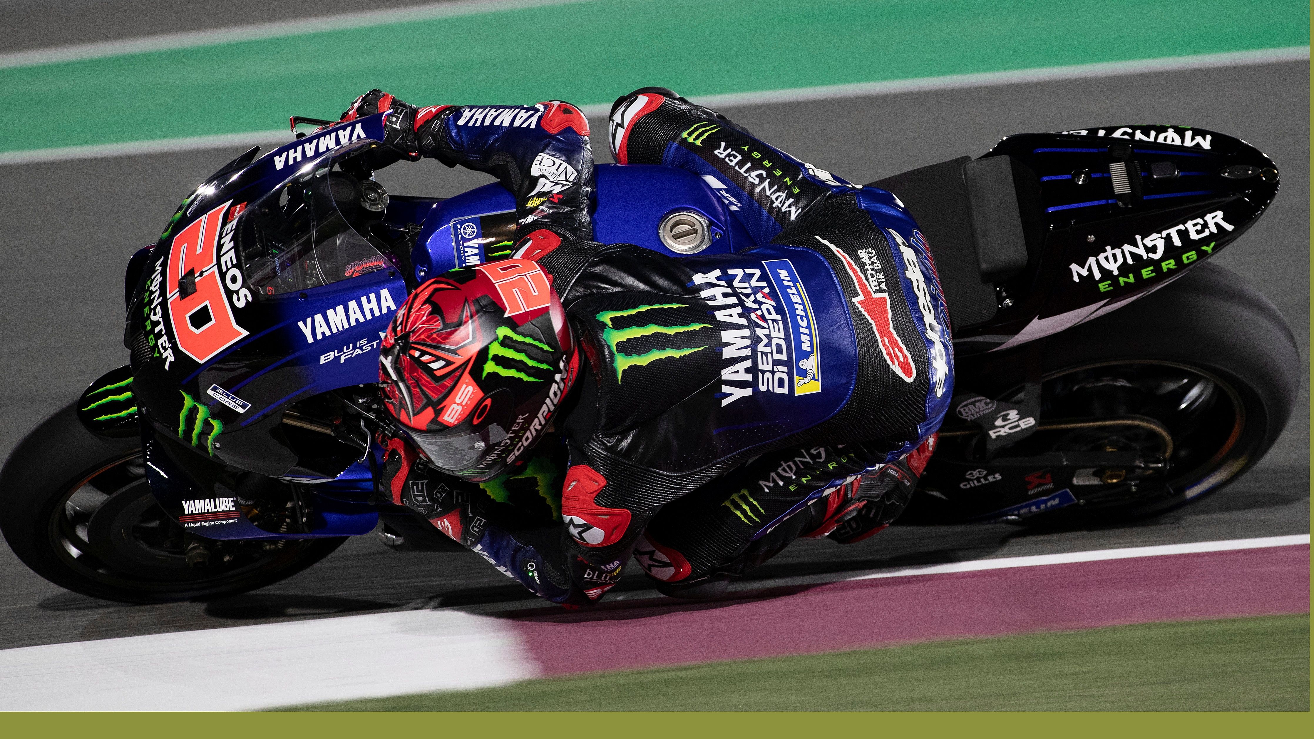 Fabio Quartararo ha sido el más rápido del primer test de MotoGP 2021 en Qatar