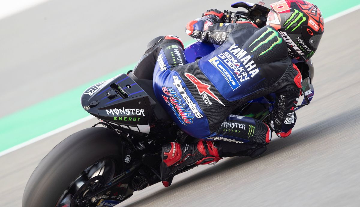Fabio Quartararo ha acabado tercero tras liderar hasta los últimos minutos Fabio Quartararo ha acabado tercero tras liderar hasta los últimos minutos