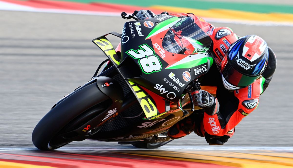 Bradley Smith corrió el Mundial de MotoGP 2020 con el Aprilia Gresini