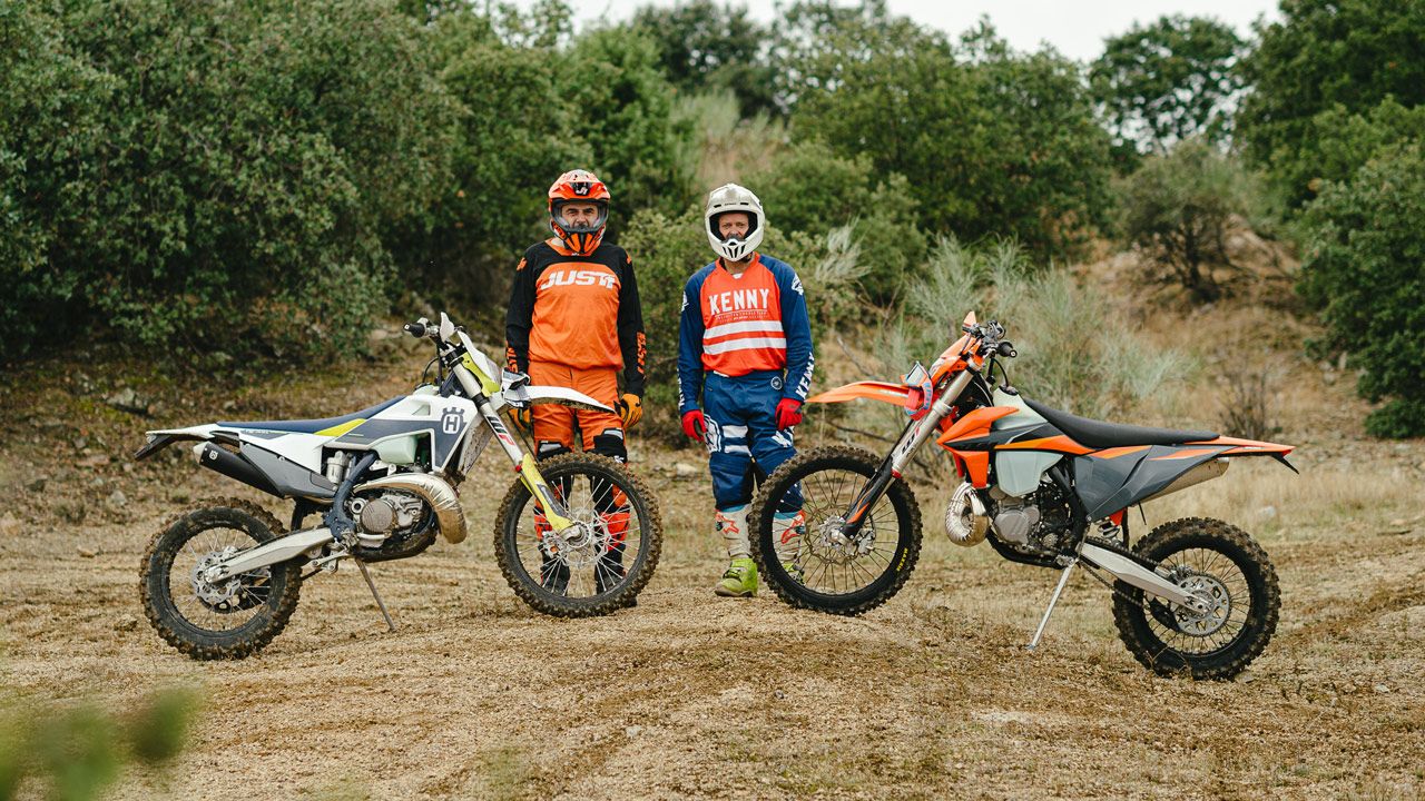 Comparativa enduro 300 2T: Husqvarna TE i vs KTM EXC TPI 2021
