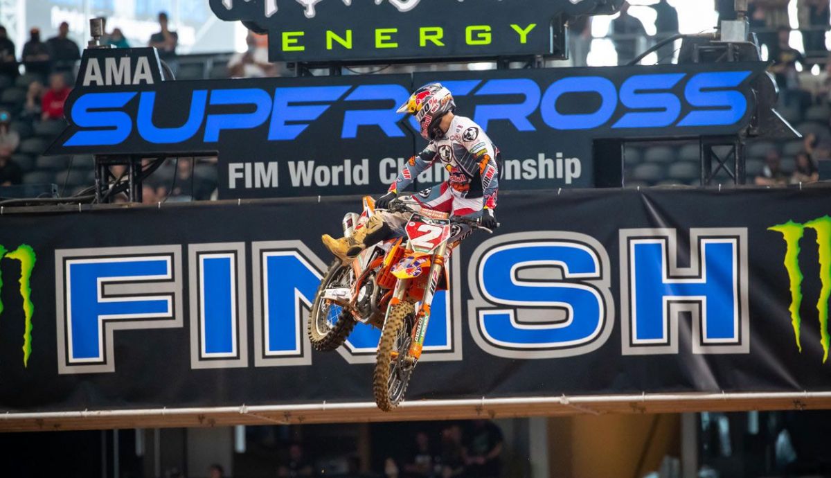 Autoritario triunfo de Cooper Webb en el SX de Arlington 3 Autoritario triunfo de Cooper Webb en el SX de Arlington 3