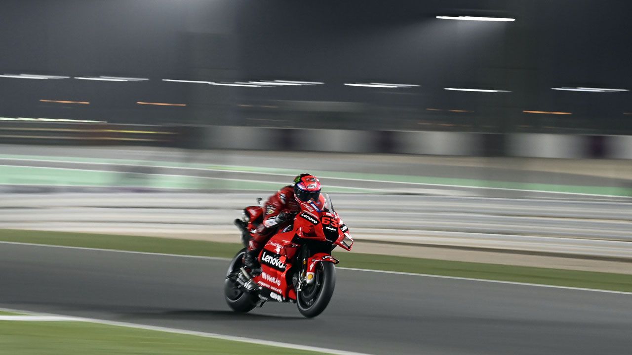 Pecco Bagnaia ha destrozado el récord del circuito de Losail.
