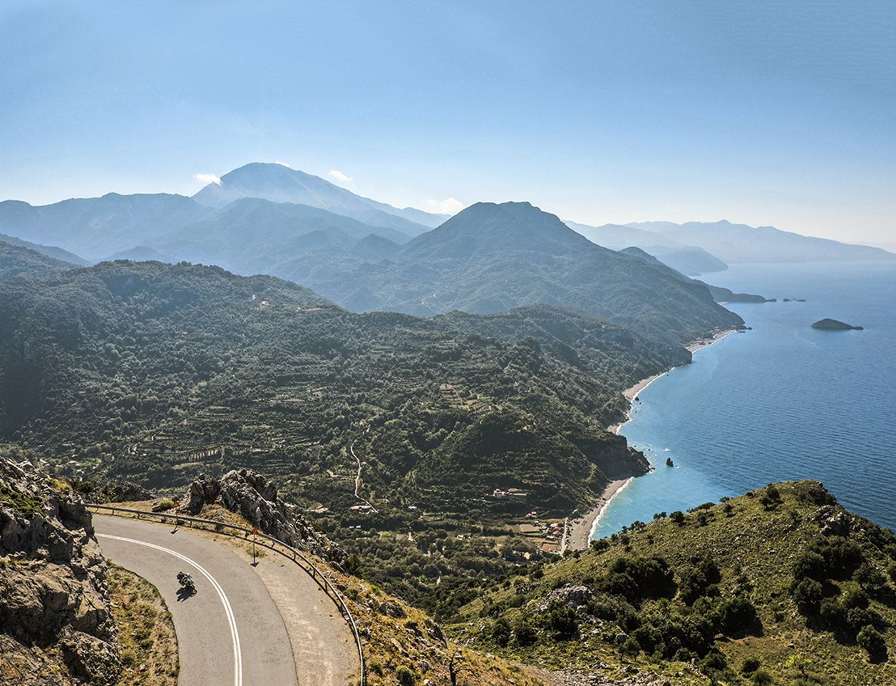 Ruta en moto por Grecia y sus islas.