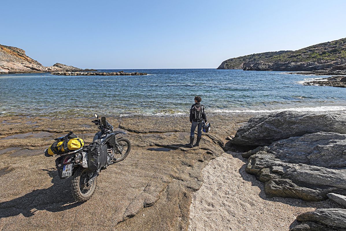 Ruta en moto por Grecia y sus islas.