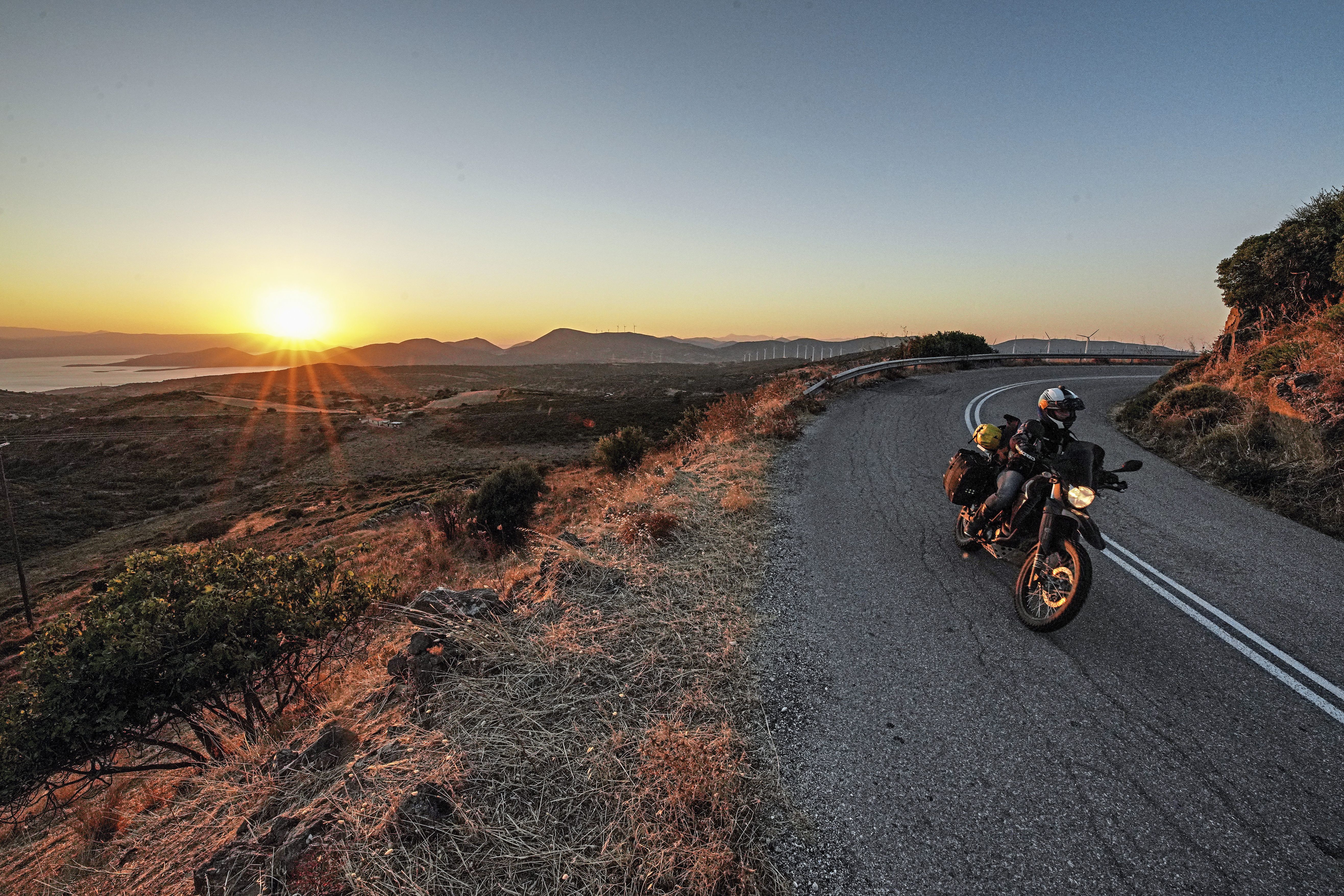 Ruta en moto por Grecia y sus islas.