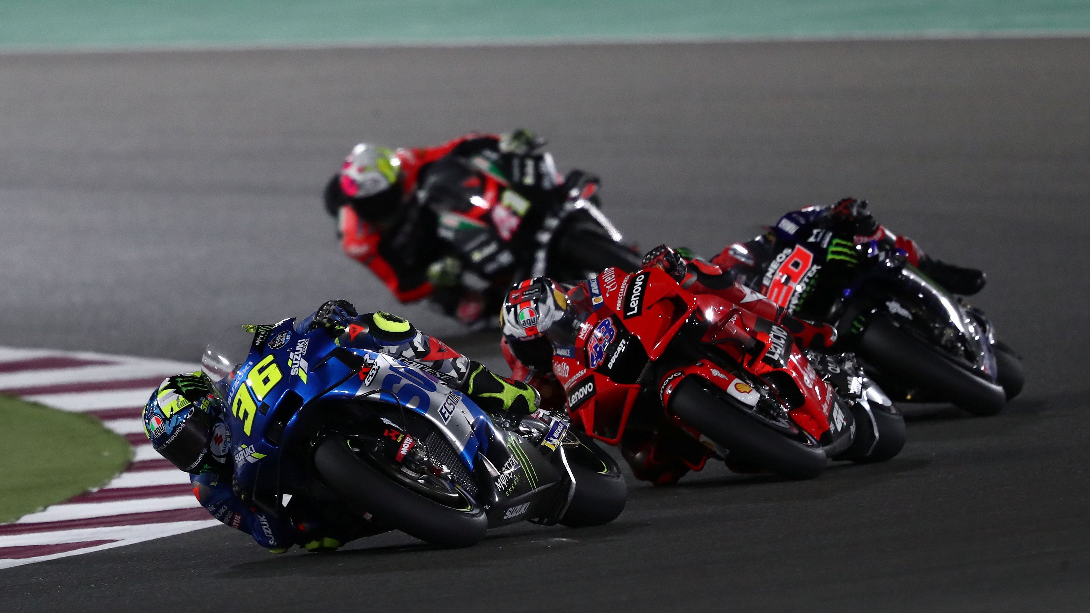 Joan Mir liera un cuarteto con Jack Miller, Fabio Quartararo y Aleix Espargaró