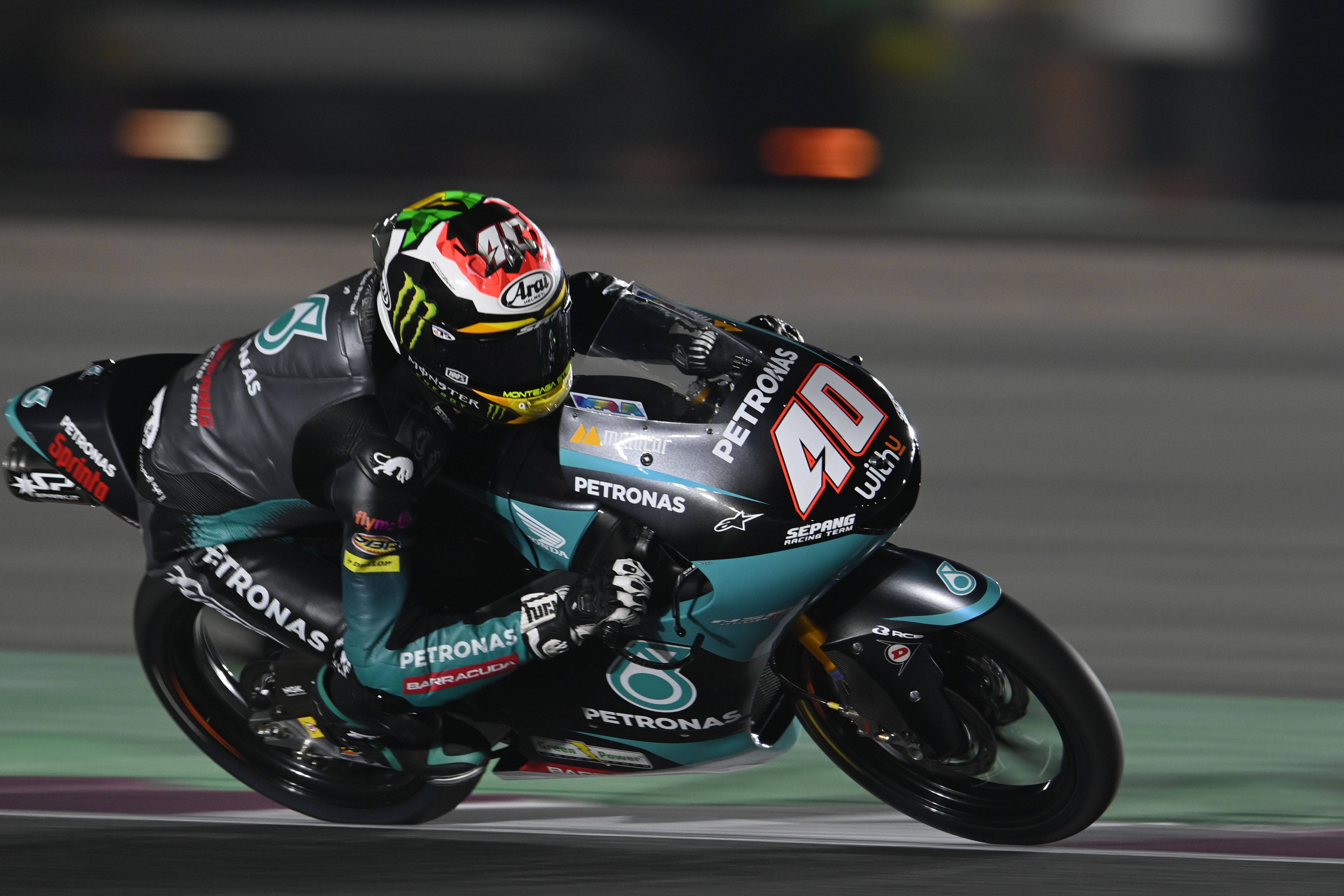 Darryn Binder ha liderado el viernes del Gran Premio de Doha en Moto3.