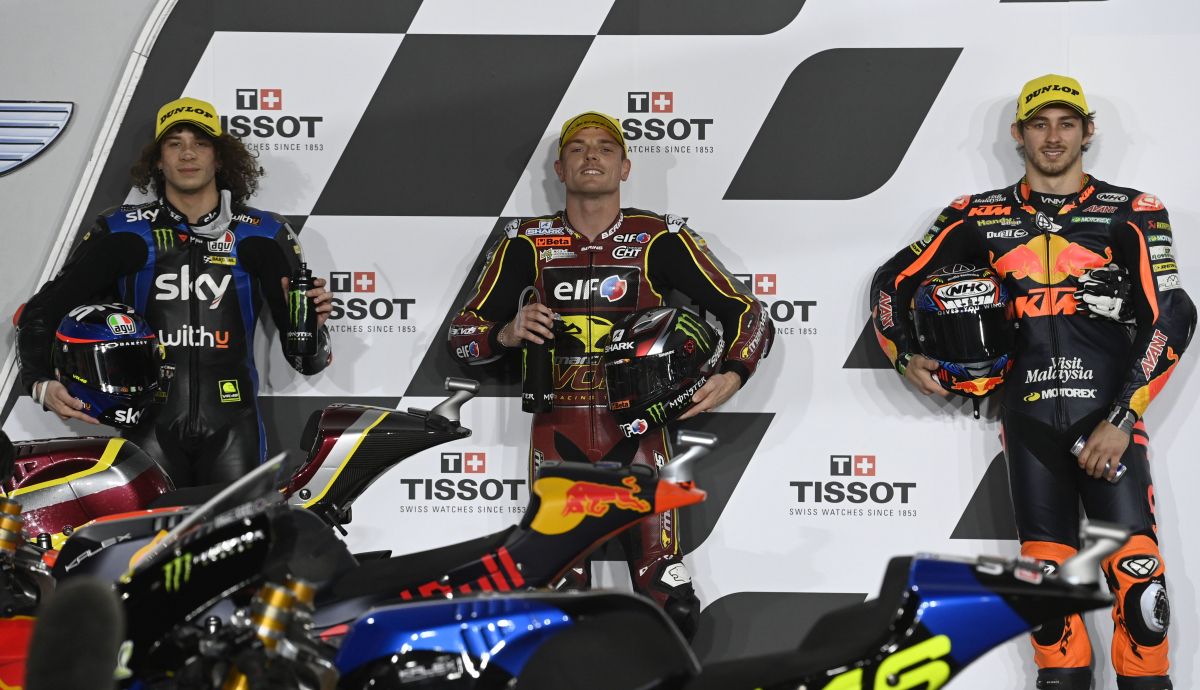 primera fila moto2 doha primera fila moto2 doha