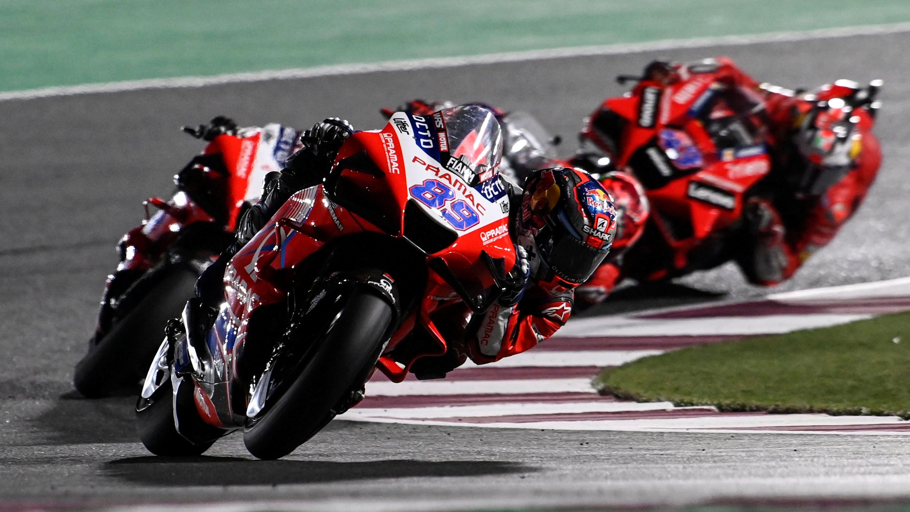 Jorge Martín, Johann Zarco, Fabio Quartararo y Jack Miller