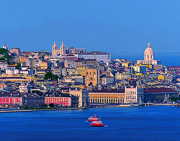 Ruta en moto por Lisboa.