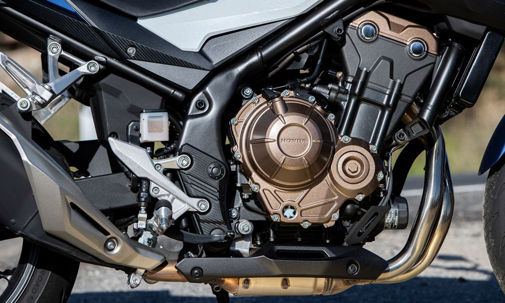 Honda CB500F: El motor de la Honda CB500F ha servido de base para otros muchos