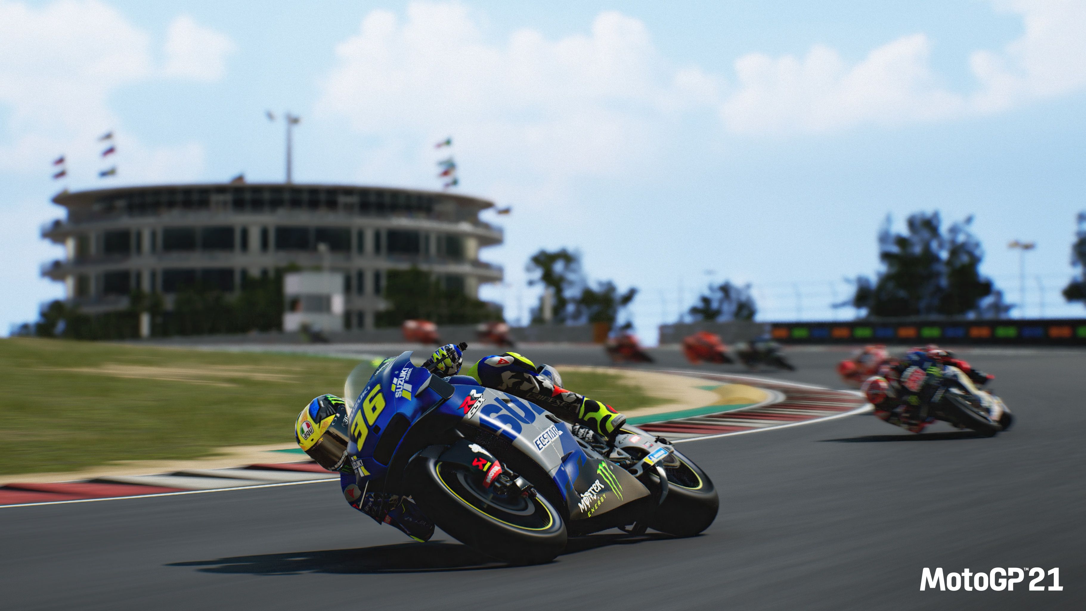 Imagen del gameplay del videojuego MotoGP21 en 4K para la nueva generación de consolas