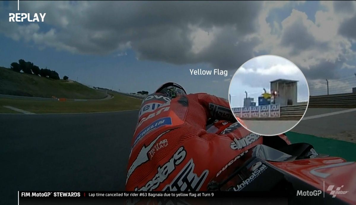pecco bagnaia bandera amarilla pecco bagnaia bandera amarilla