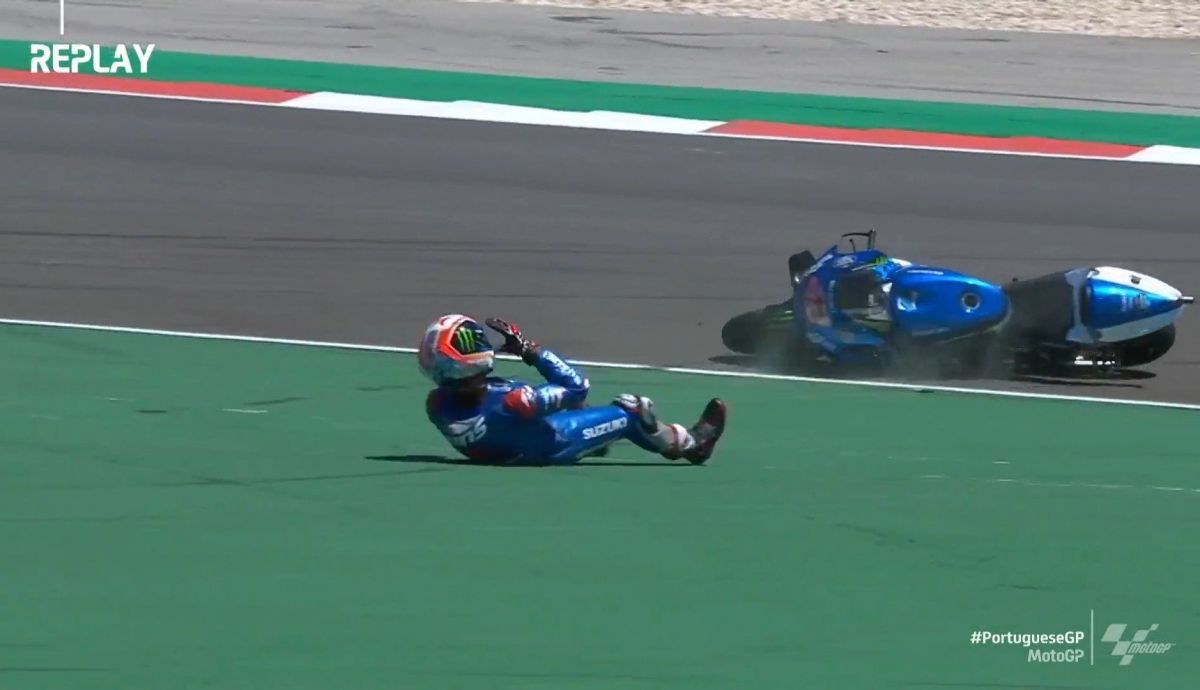 caida alex rins portimao caida alex rins portimao