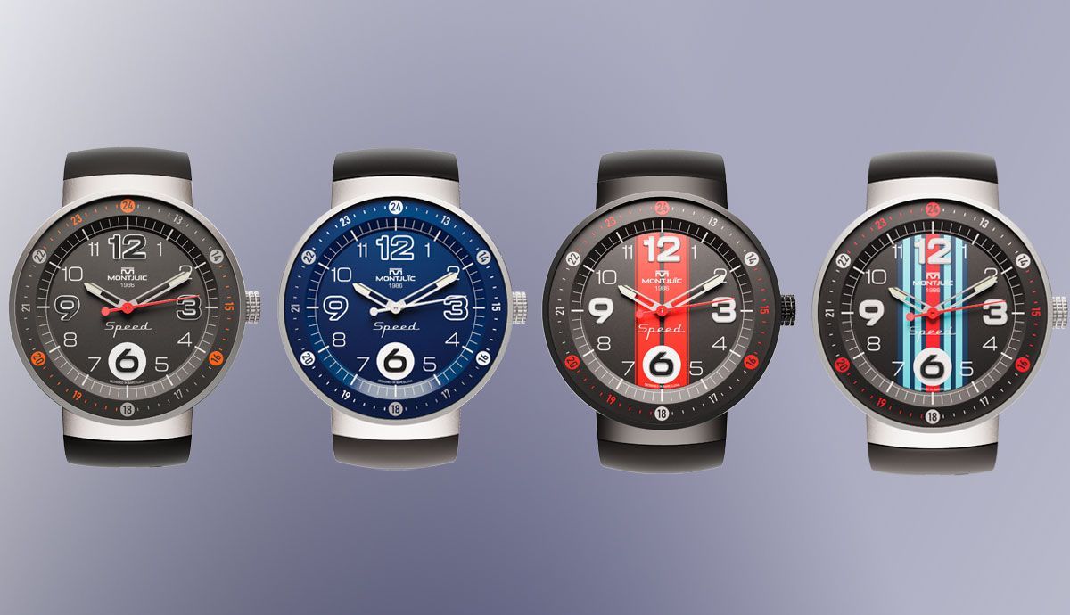 Gama de relojes Montjuïc Speed Gama de relojes Montjuïc Speed