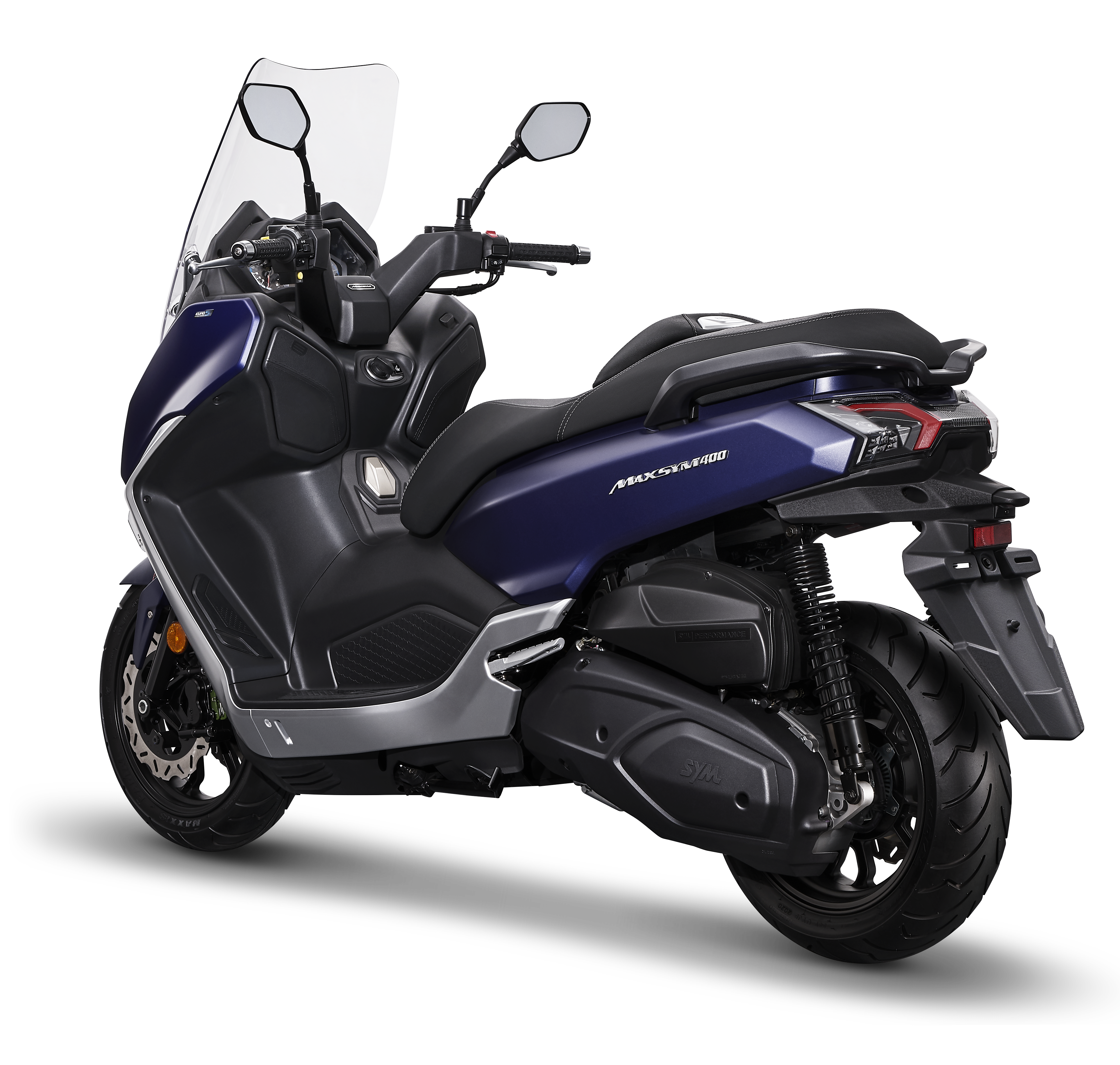 SYM maxsym 400 vista 34 trasera