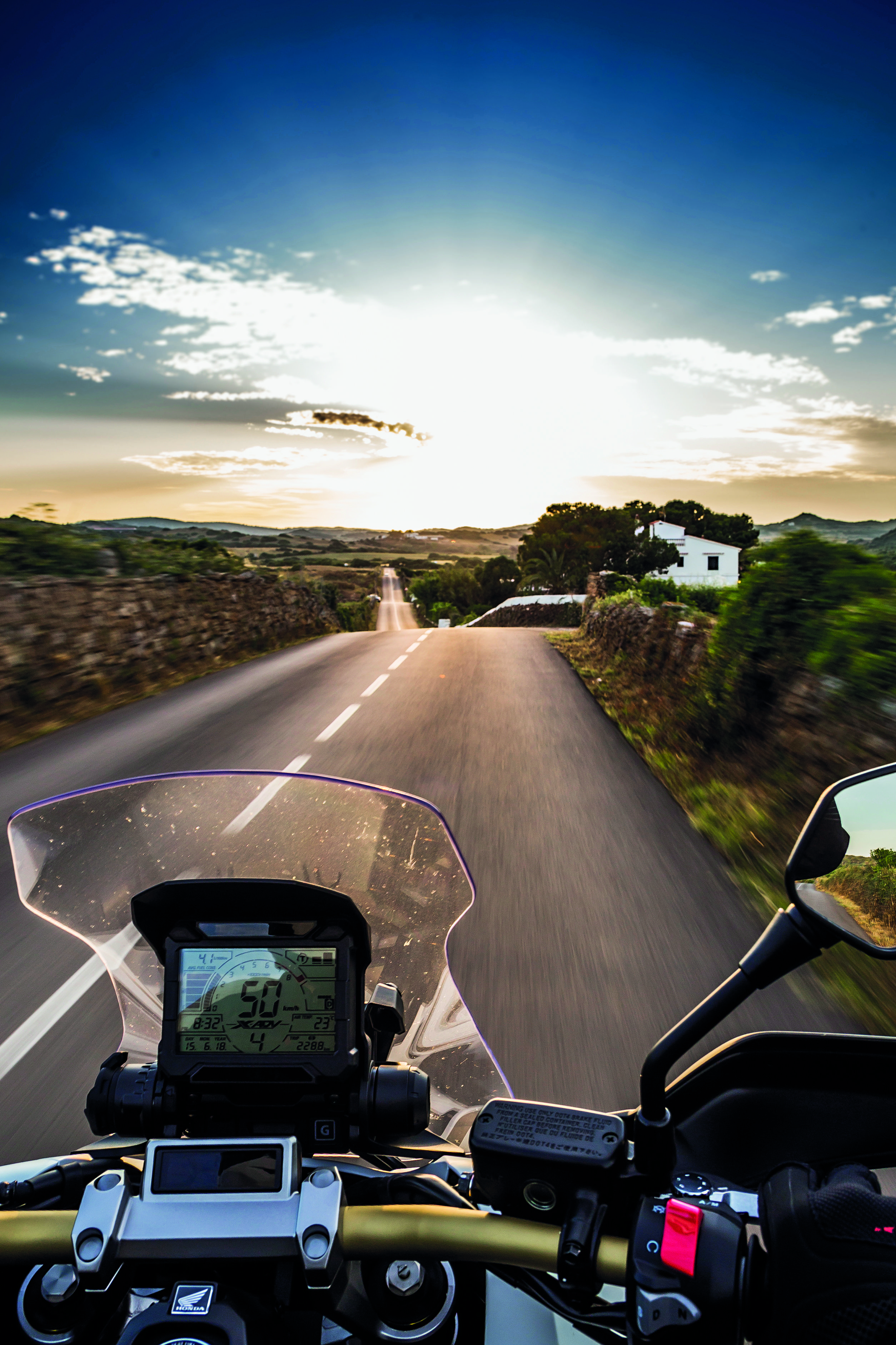 Menorca en moto.