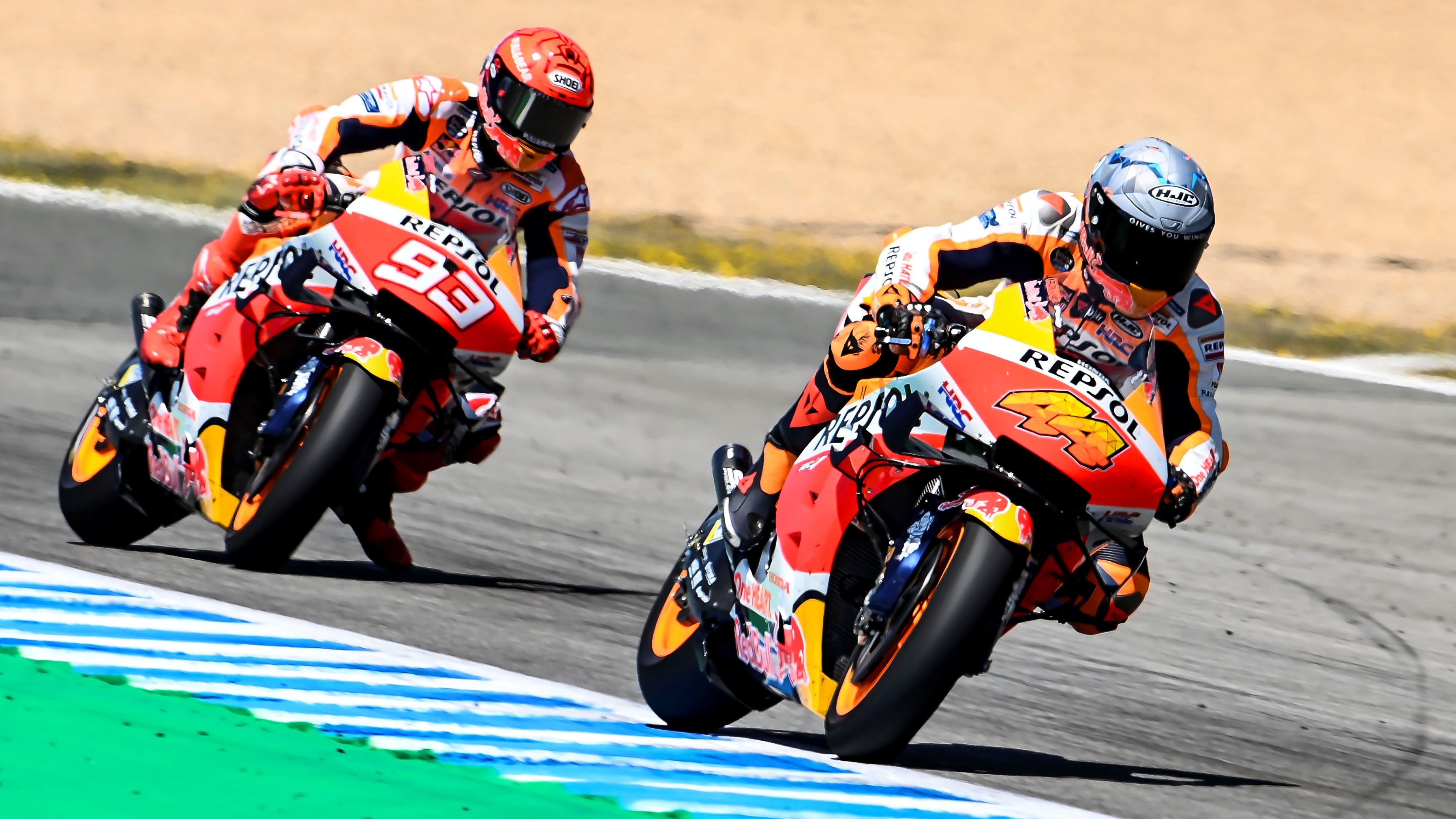 Pol Espargaró y Marc Márquez en Jerez