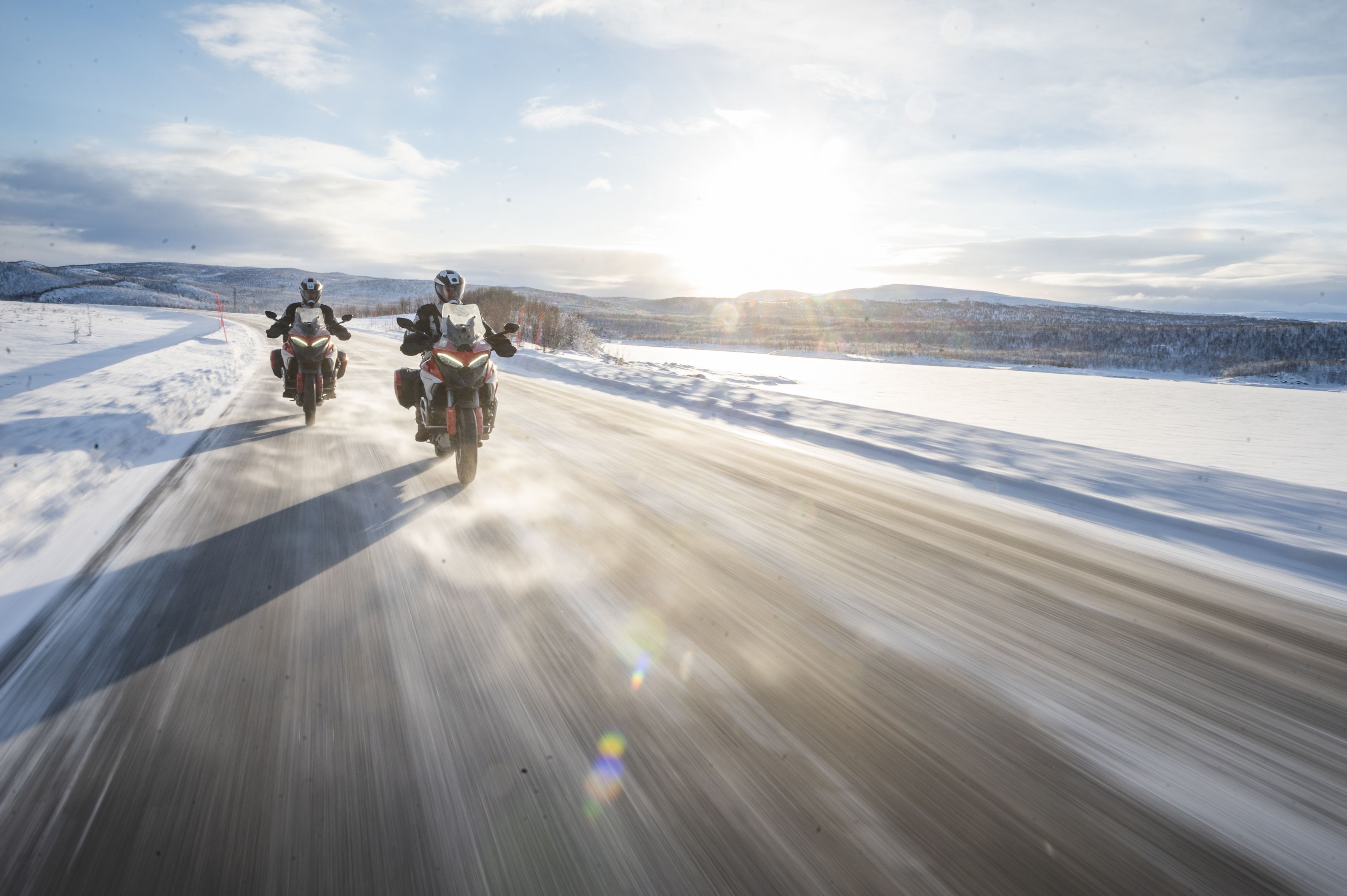 En moto al Círculo Polar Ártico: Arvidsjaur.