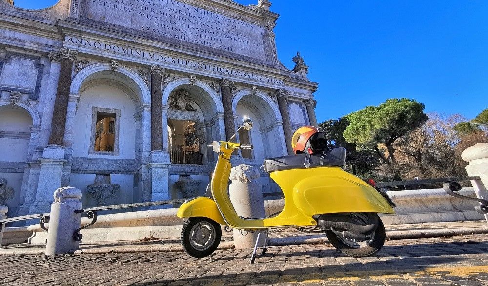 La Vespa recuerda a una avispa. Fuente: iStock/Emanuele Ghirardelli La Vespa recuerda a una avispa. Fuente: iStock/Emanuele Ghirardelli