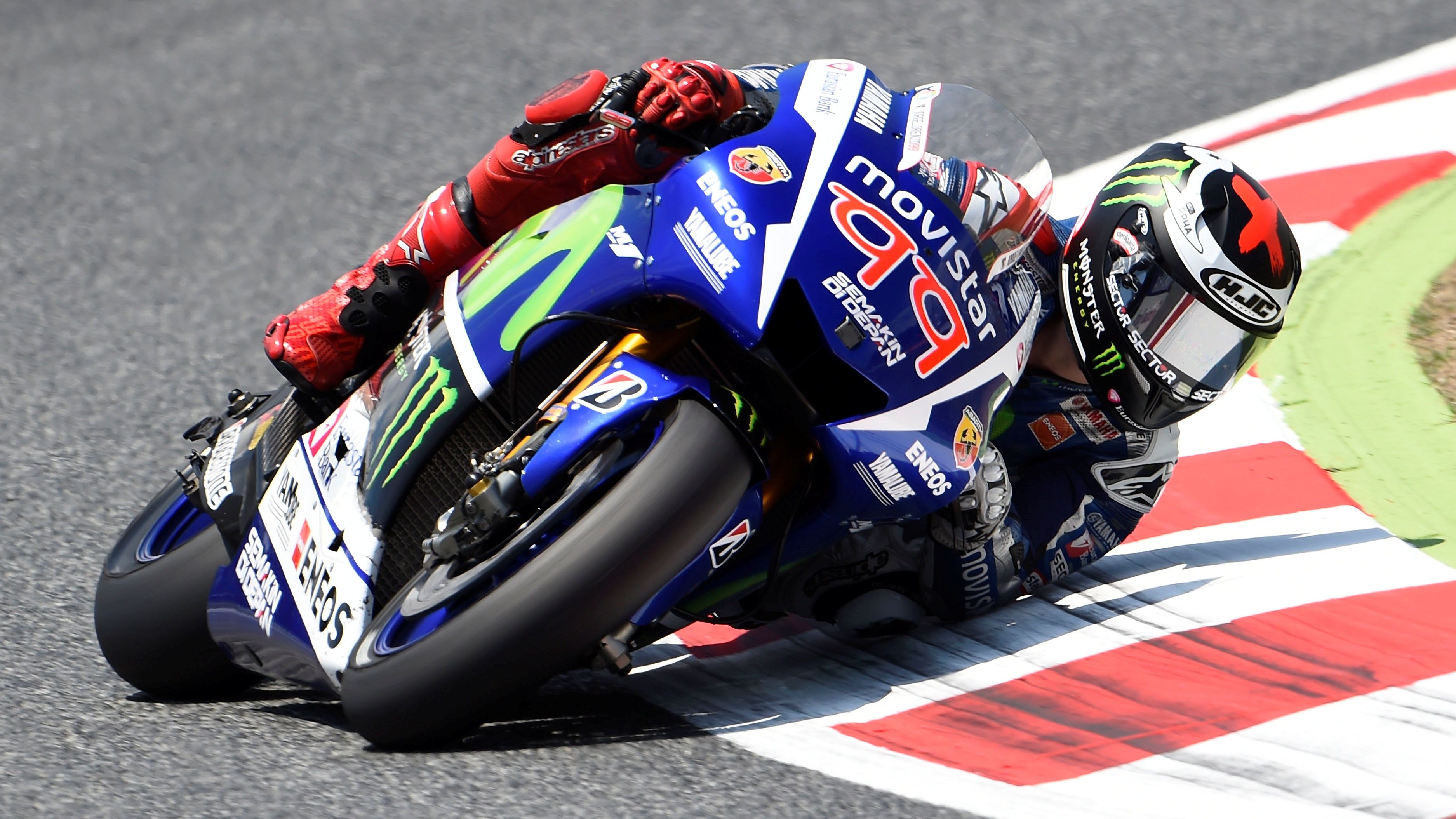 Jorge Lorenzo en Catalunya 2015, donde logró su cuarta victoria seguida con Yamaha