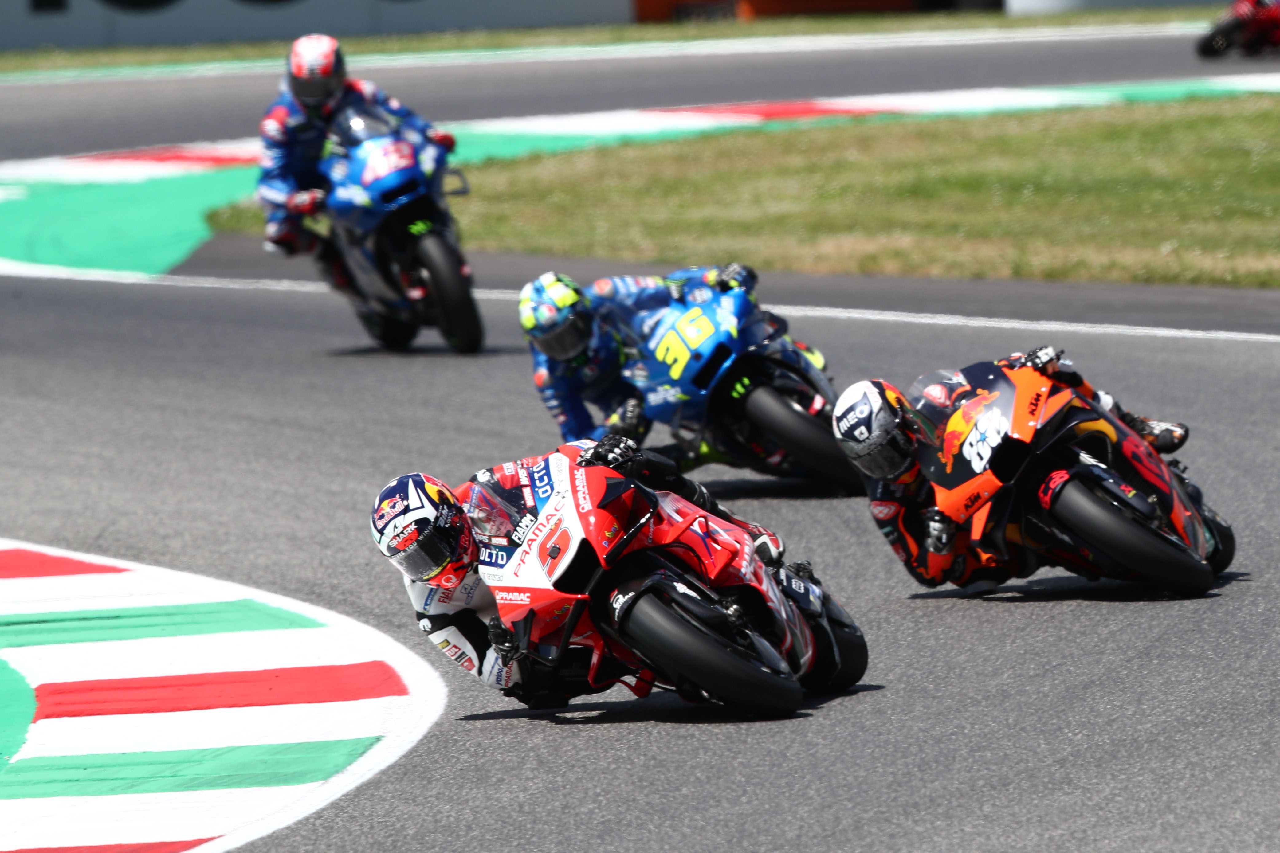 Johann Zarco, Miguel Oliveira, Joan Mir y Álex Rins