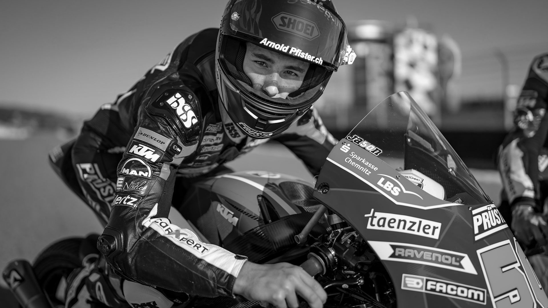 Jason Dupasquier con su inseparable número 50