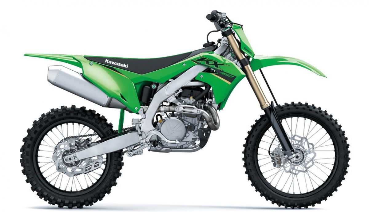 Kawasaki KX 450 y 250 2022, nuevos gráficos