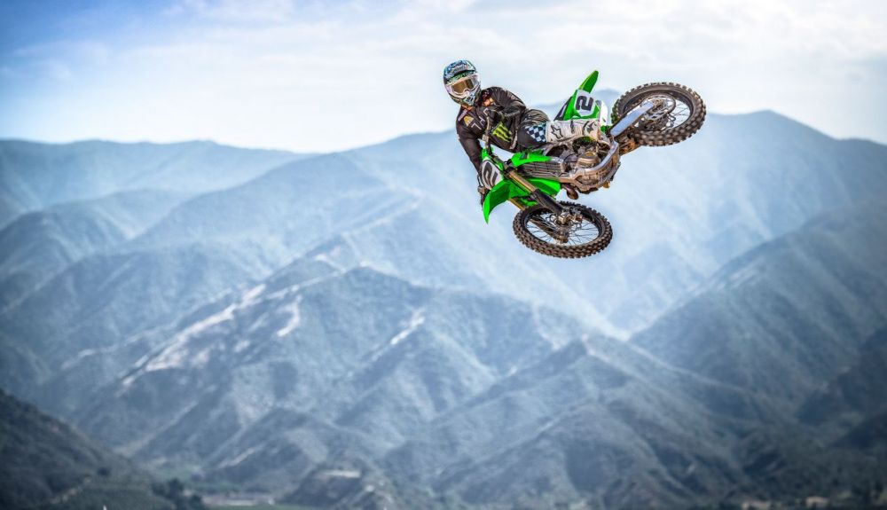 Kawasaki KX 450 2022. Piloto: Jeremy McGrath