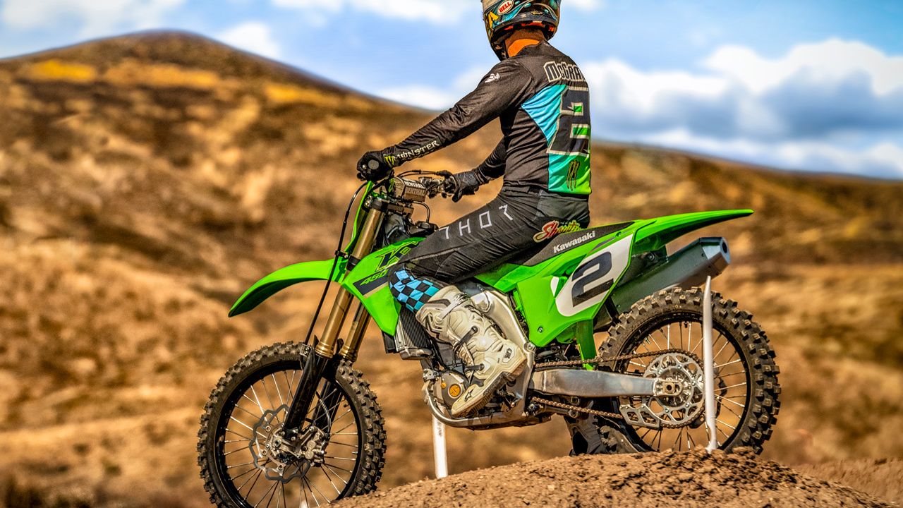 Kawasaki KX 450 2022. Piloto: Jeremy McGrath